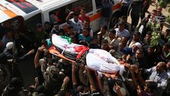 تشييع جثامين شهداء العدوان "الإسرائيلي" على غزة