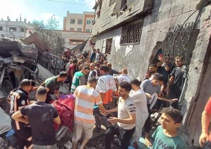 استهداف منزل عائلة أبو جاسر في جباليا