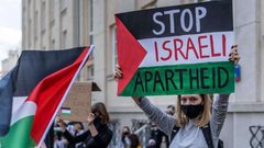 تظاهرة في نيويورك تنديدا بالعدوان الأخير على قطاع غزة