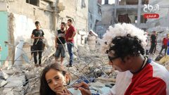 مهرجون يرفهون على الأطفال في قطاع غزة بعد أيام من الخوف والرعب بسبب الاحتلال