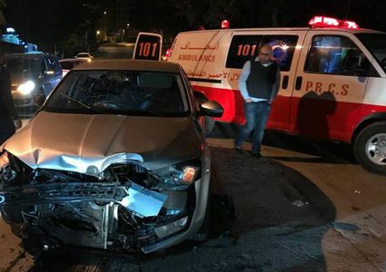 مصرع مواطن بحادث سير ذاتي في نابلس