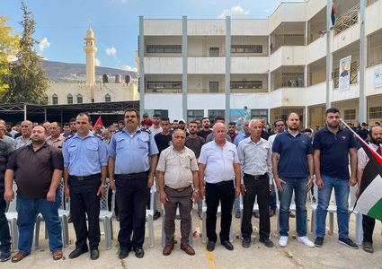 " فتح" في جبع جنوب جنين تنظم مهرجانا تأبينيا للشهيدين علاونة وغنام