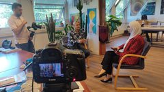 وفد من مركز الإعلام بجامعة النجاح يزور جامعة باريس ساكلاي