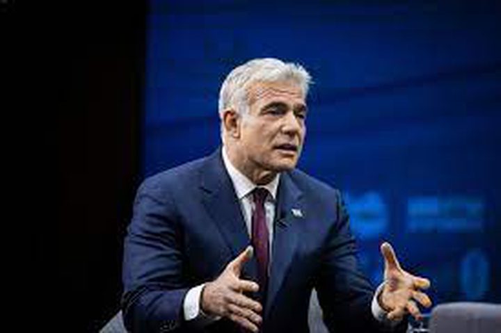 لبيد يعلق على عملية إطلاق النار في القدس