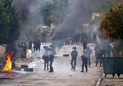 اصابات خلال مواجهات مع الاحتلال في برقة شمال غرب نابلس