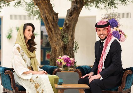 خطوبة ولي العهد الأردني على الآنسة رجوة خالد بن مساعد بن سيف بن عبدالعزيز آل سيف