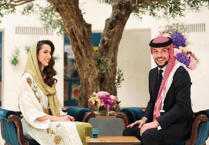 خطوبة ولي العهد الأردني على الآنسة رجوة خالد بن مساعد بن سيف بن عبدالعزيز آل سيف
