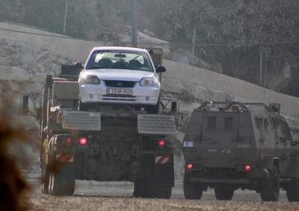 الاحتلال يستولي على ست مركبات في قرية التواني بمسافر يطا