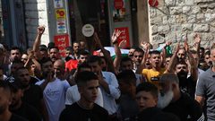 جماهير غفيرة تشيع جثمان الشهيد صلاح صوافطة في طوباس