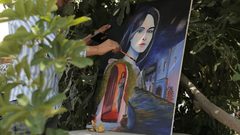 فنانون يعبّرون عن قضايا فلسطينية بين أحضان الطبيعة