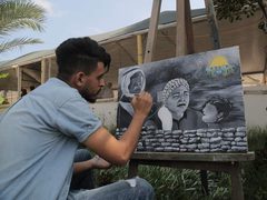 فنانون يعبّرون عن قضايا فلسطينية بين أحضان الطبيعة
عبد الحكيم أبو رياش