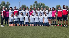 منتخب كرة القدم النسوي يستعد لبطولة غرب آسيا