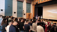 لقاء إرشادي للطلبة الجدد في كلية الطب وعلوم الصحة في جامعة النجاح الوطنية