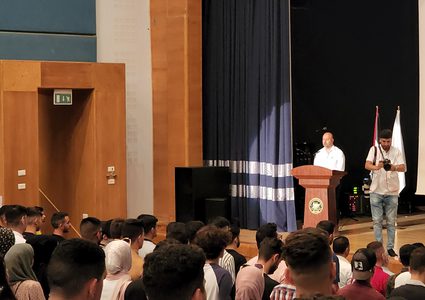 لقاء إرشادي للطلبة الجدد في كلية الطب وعلوم الصحة في جامعة النجاح الوطنية