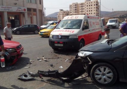 غزة: 3 وفيات و145 إصابة بحوادث سير خلال آب