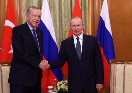 بوتين يبحث مع أردوغان هاتفيا الوضع في أوكرانيا