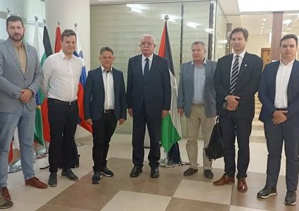 وزير الخارجية يضع وفدا صحفيا هنغاريا في صورة التطورات السياسية