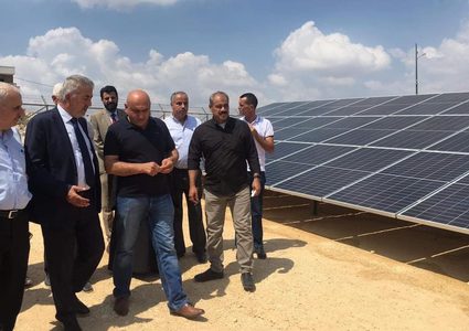 افتتاح مشروع الطاقة الشمسية في بلدة برقين