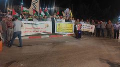 وقفة دعم وإسناد للأسرى المرضى في سجون الاحتلال