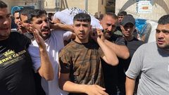 تشييع الشهيد حمد أبو جلدة في مخيم جنين