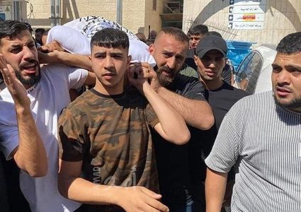 تشييع الشهيد حمد أبو جلدة في مخيم جنين