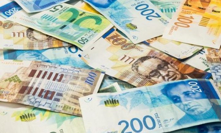أسعار صرف العملات مقابل الشيقل لليوم الإثنين