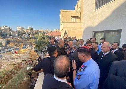 وفاة و6 إصابات جراء انهيار مبنى سكني في اللويبدة بالأردن