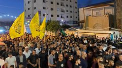 مسيرة حاشدة في كفردان تنديدا بإعدام الشهيدين أحمد وعبد الرحمن عابد