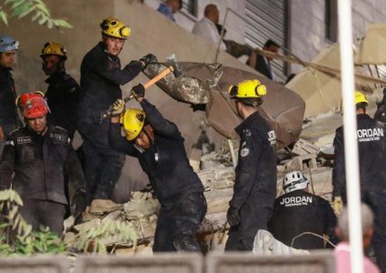 عائلة من القدس ضمن ضحايا حادث انهيار مبنى اللويبدة بالأردن