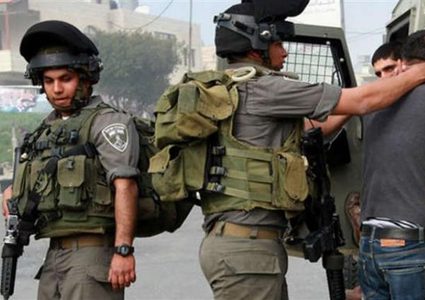 نابلس:قوات الاحتلال تعتقل مواطنا من بلدة تلفيت