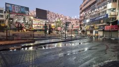 حملة تنظيف واسعة في شوارع نابلس