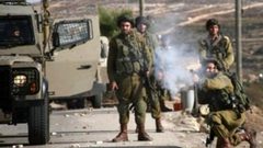 إصابات بالاختناق جراء قمع الاحتلال مسيرة بيت دجن المنددة بالاستيطان