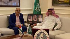 أبو سيف يبحث مع سفير السعودية لدى الأردن تعزيز التعاون الثقافي