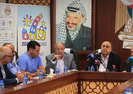 افتتاح مهرجان نابلس للتسوق