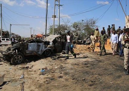مقتل وإصابة عشرات الجنود في مقديشو جراء تفجير انتحاري