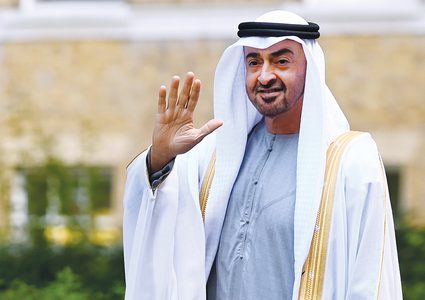 رئيس دولة الإمارات يزور روسيا الثلاثاء