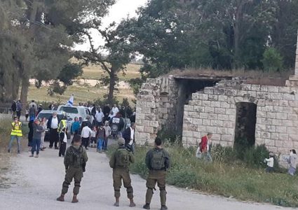 الاحتلال يغلق منطقة المسعودية التاريخية شمال غرب نابلس