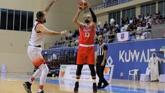 نجم السلة الفلسطينية سني سكاكيني يقود الكويت لنصف نهائي البطولة العربية للأندية