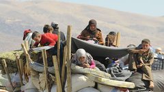 الرئيس اللبناني يعلن بدء عملية إعادة النازحين السوريين