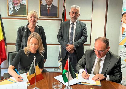 توقيع اتفاقية مبادرات مع الوكالة البلجيكية لمواجهة التغيير المناخي