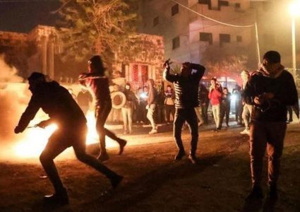 إصابات بالاختناق خلال مواجهات في مخيم عايدة شمال بيت لحم