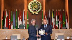 أبو الغيط يبحث مع وزير هندي تطورات القضية الفلسطينية