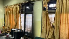 مستوطنون يعتدون على مدرسة في عوريف ويحرقون غرفة فيها