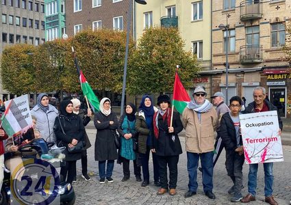 السويد: وقفة تضامنية مع الأسرى