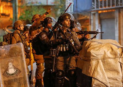 قوة من جيش الاحتلال تقتحم منطقة الضاحية شرق نابلس