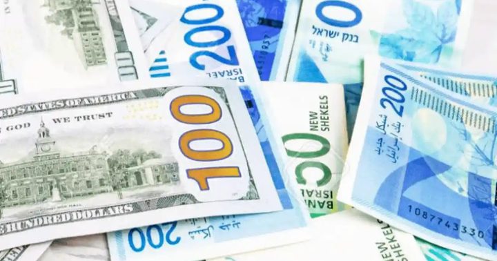 أسعار صرف العملات مقابل الشيكل