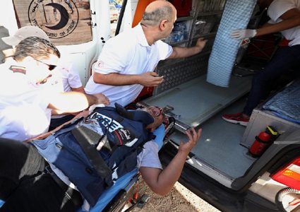 إصابة 5 صحفيين من تلفزيون فلسطين في اعتداء لقوات الاحتلال غرب نابلس