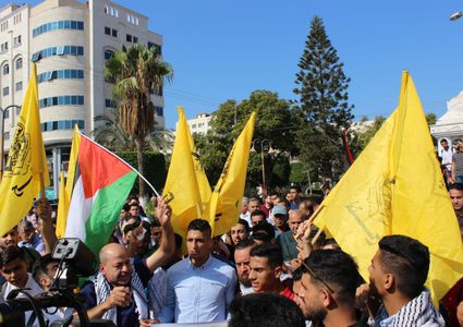 غزة: خيمة عزاء للشهيد التميمي ووقفة منددة بجرائم الاحتلال ضد شعبنا