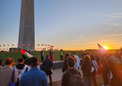 تظاهرة في واشنطن تضامنا مع شعبنا وتنديدا بجرائم الاحتلال