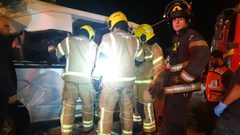 اصابة 14 شخص في حادث طرق في كفر قاسم